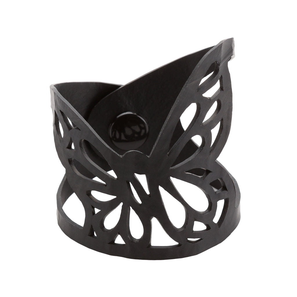 Papillon Recycled Rubber Butterfly Bracelet-1