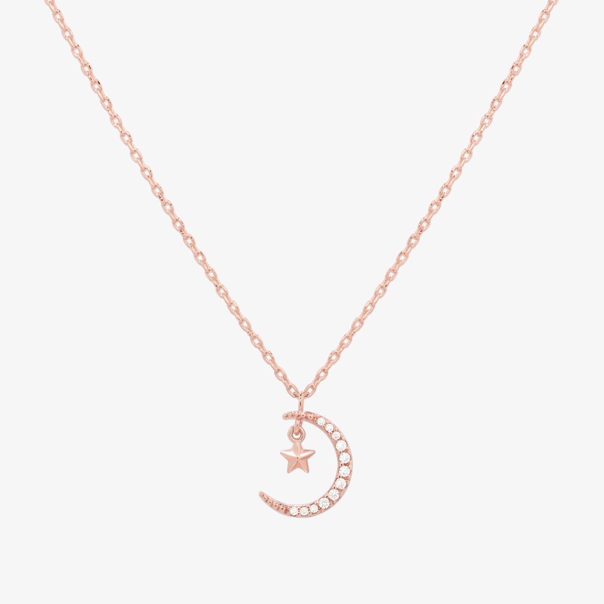 Moon star necklace-5