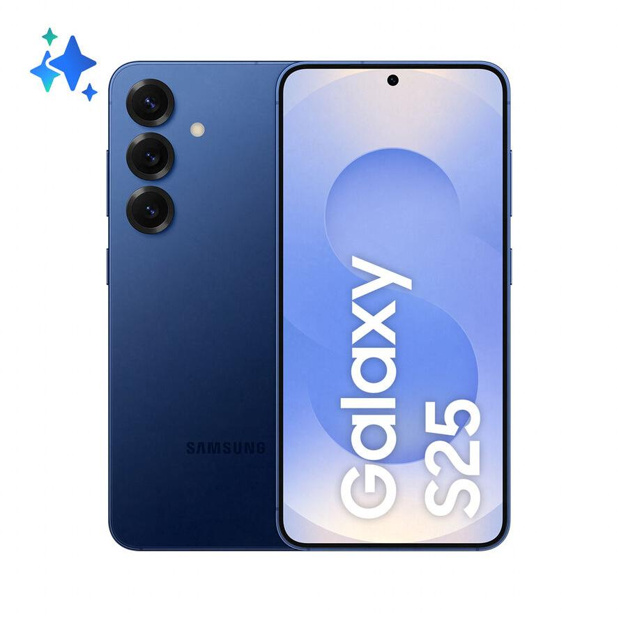 Samsung Galaxy S25 15,8 cm (6.2") Dual SIM Android 15 5G USB tip-C 12 Giga Bites 128 Giga Bites 4000 mAh Bleumarin (SM-S931BDBDEUB)-0