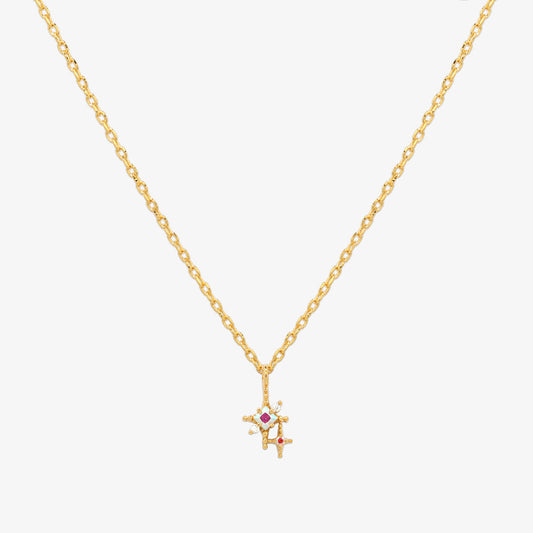 Smoked topaz necklace-0