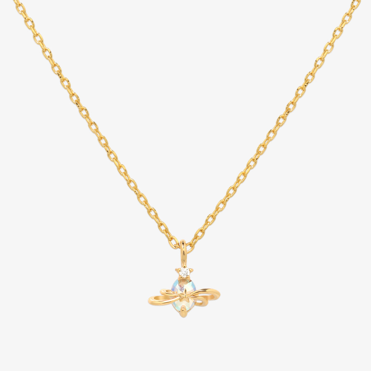 Princess saturn necklace-0