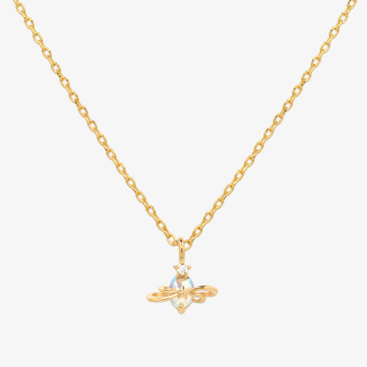 Princess saturn necklace-0