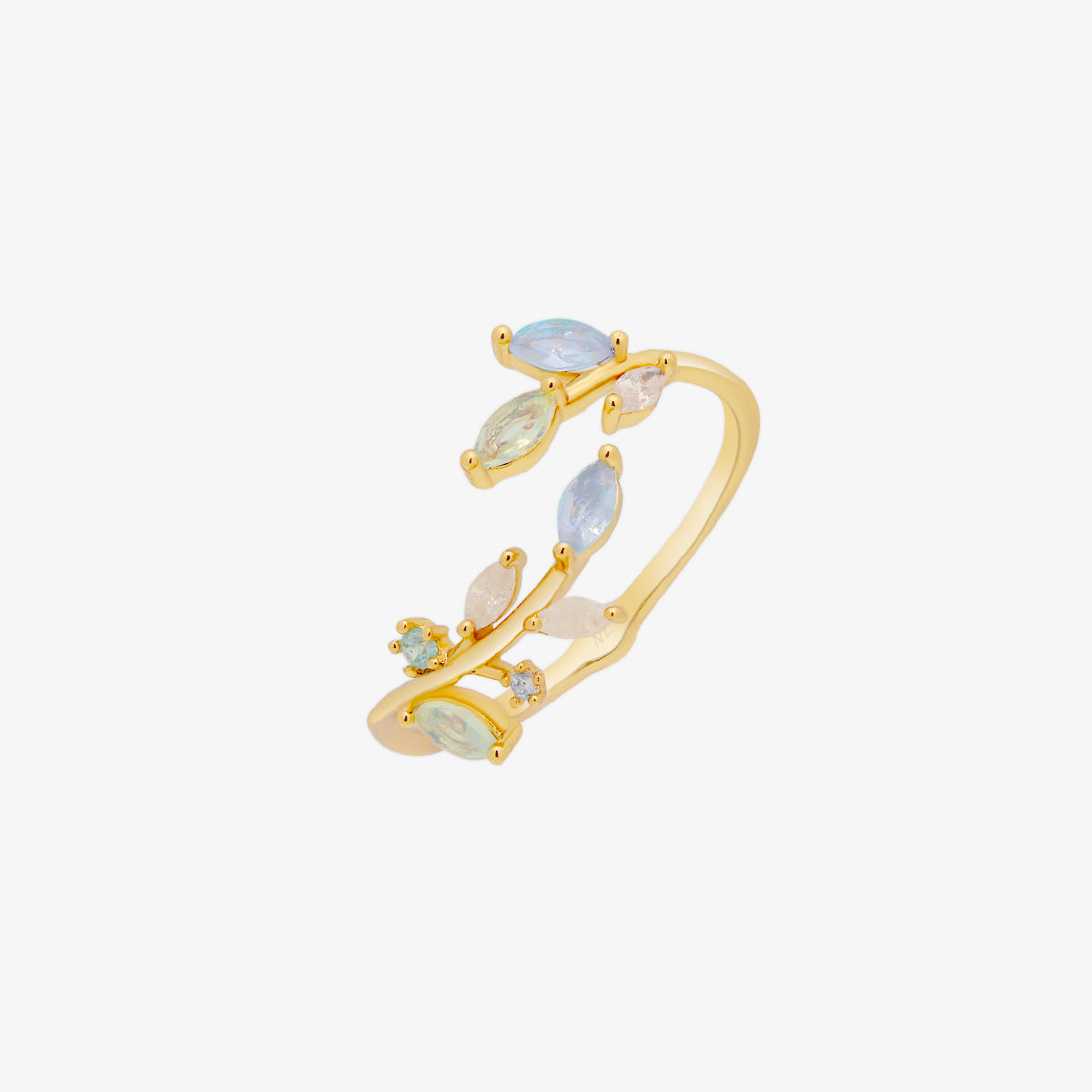 Moonstone vine ring-0