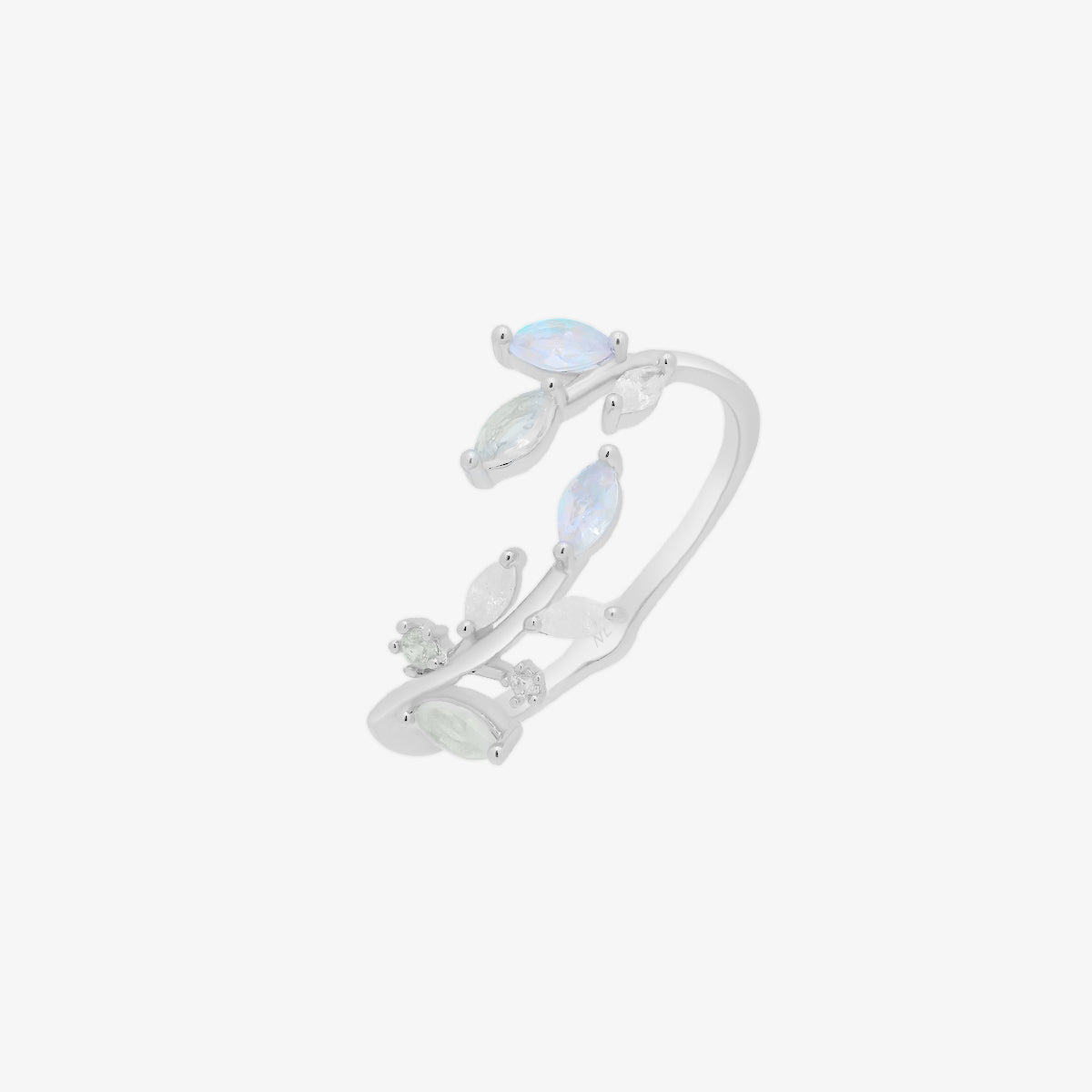 Moonstone vine ring-5