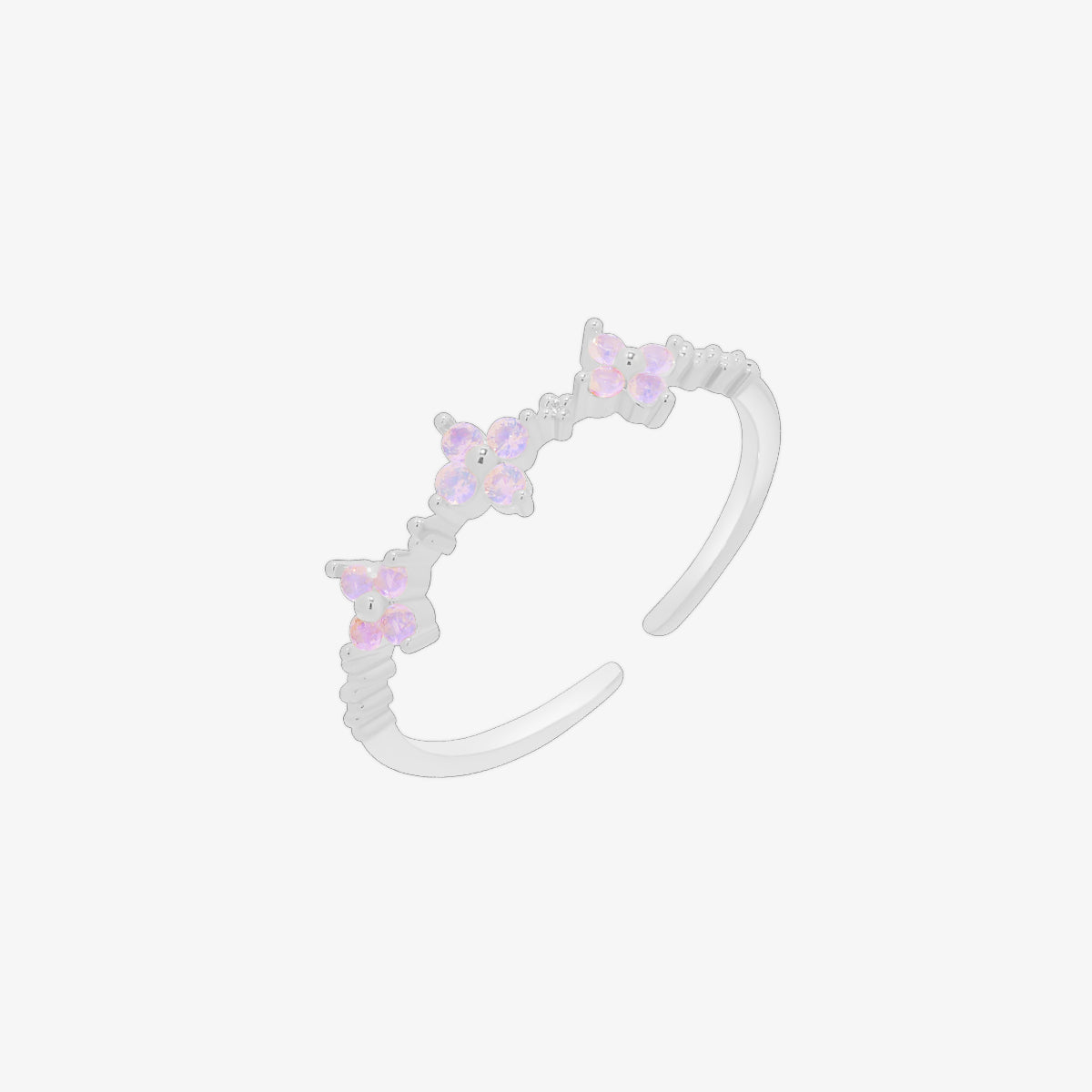 Moonstone daisy ring-5