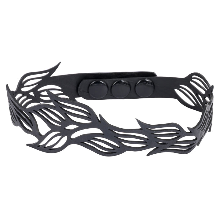 Jasmine Recycled Rubber Choker Necklace Eco-Friendly-1